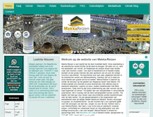 Tablet Screenshot of mekka-reizen.com